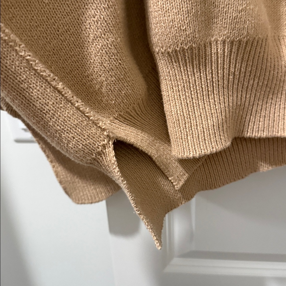 Vici Tan Women's Poncho Sweater - Picture 4 of 4